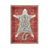 Boho Leopard Print Carpet